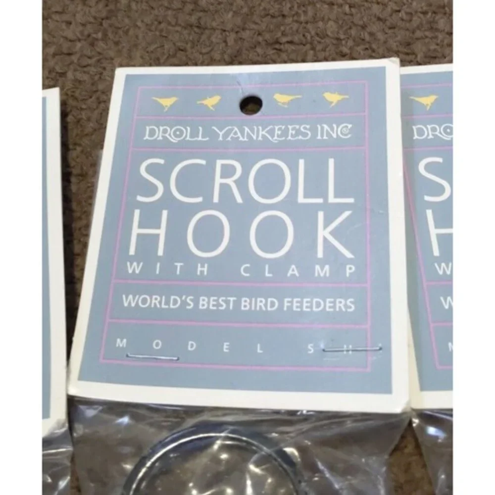Droll Yankees Scroll Hook 8-1/2” Model SH Lot of 6 NOS New in package